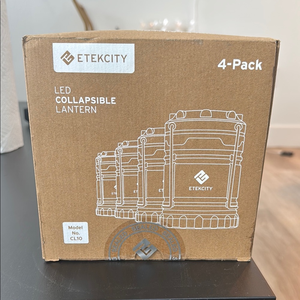 Etekcity LED Collapsible Lantern 4-Pack